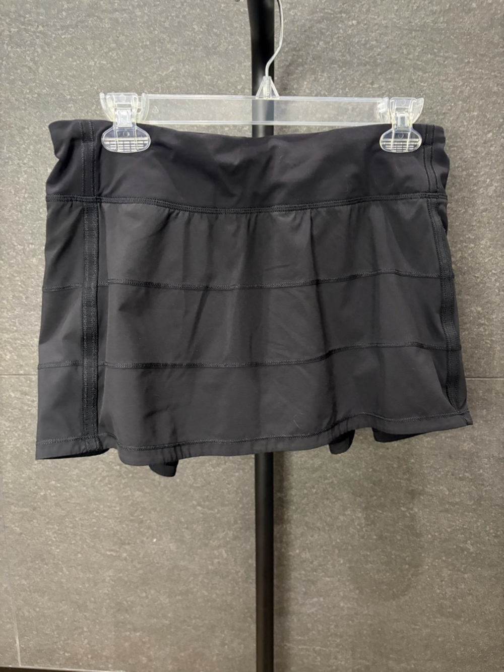 Lululemon Pace Rival Mid Rise Skirt Black Size 8 - Picture 4 of 15